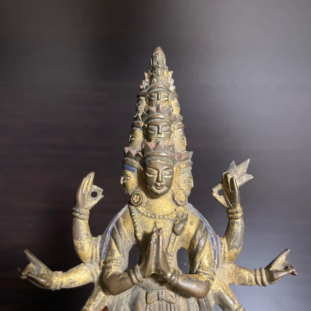 十一面観音 仏像 骨董