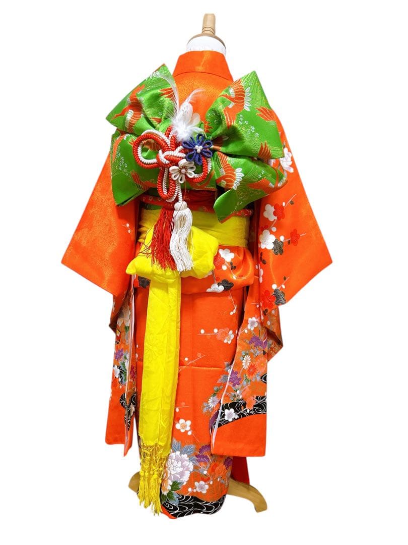 お買い得品♡七五三　7歳　女の子　フルセット　一式　朱色