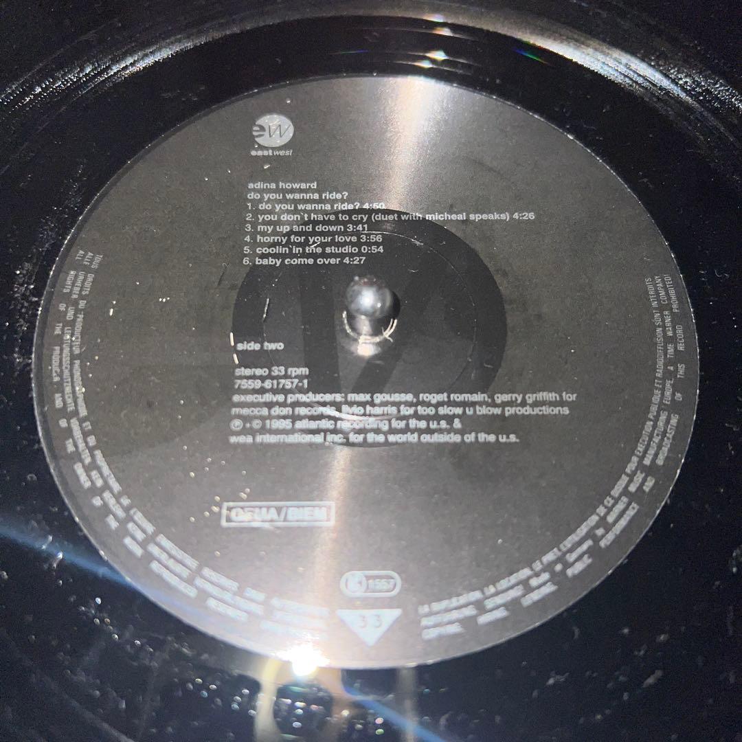 Adina Howard LP Do You Wanna Ride ? ドイツ盤