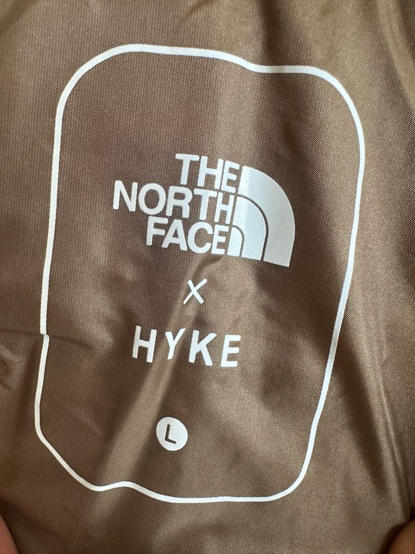 HYKE×THE NORTH FACE ブラウン トレーナー&スカート