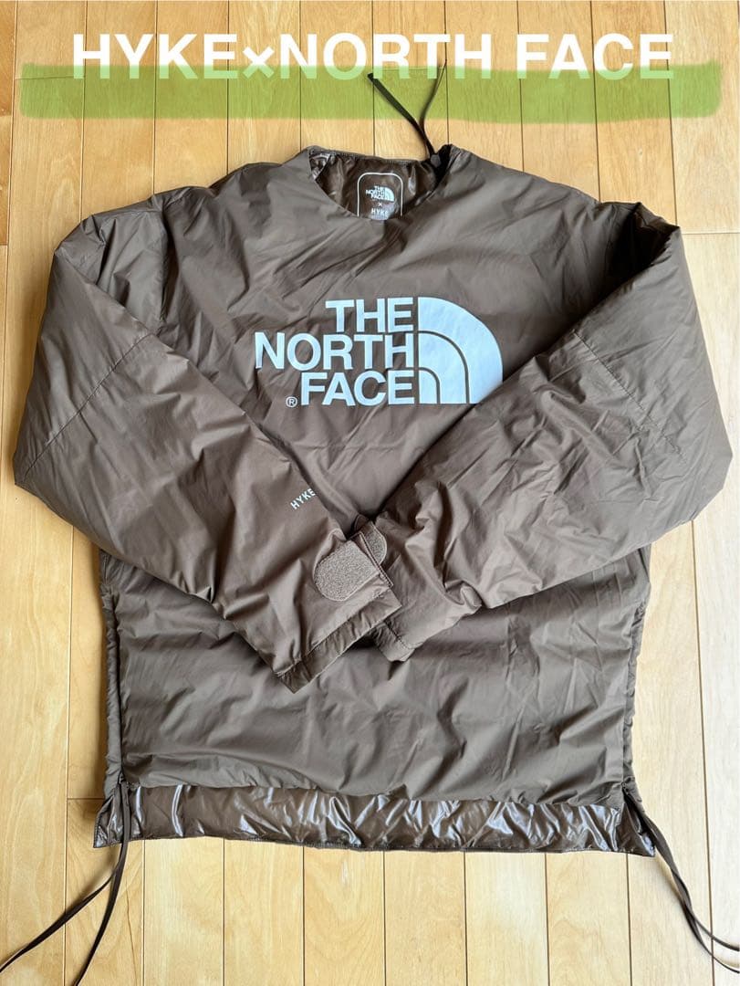HYKE×THE NORTH FACE ブラウン トレーナー&スカート
