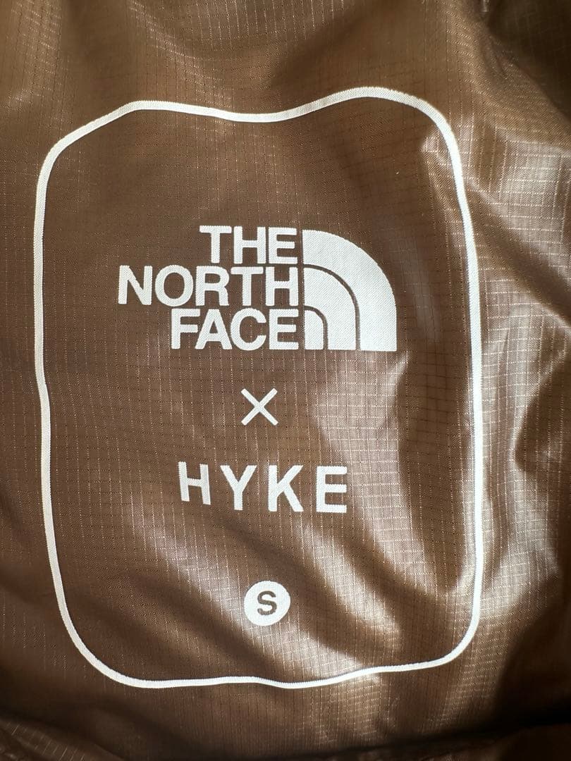 HYKE×THE NORTH FACE ブラウン トレーナー&スカート