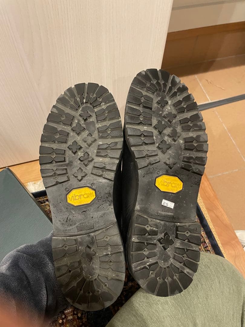 黒 レザー チロリアンシュ-ズ　安藤製靴　OR-1