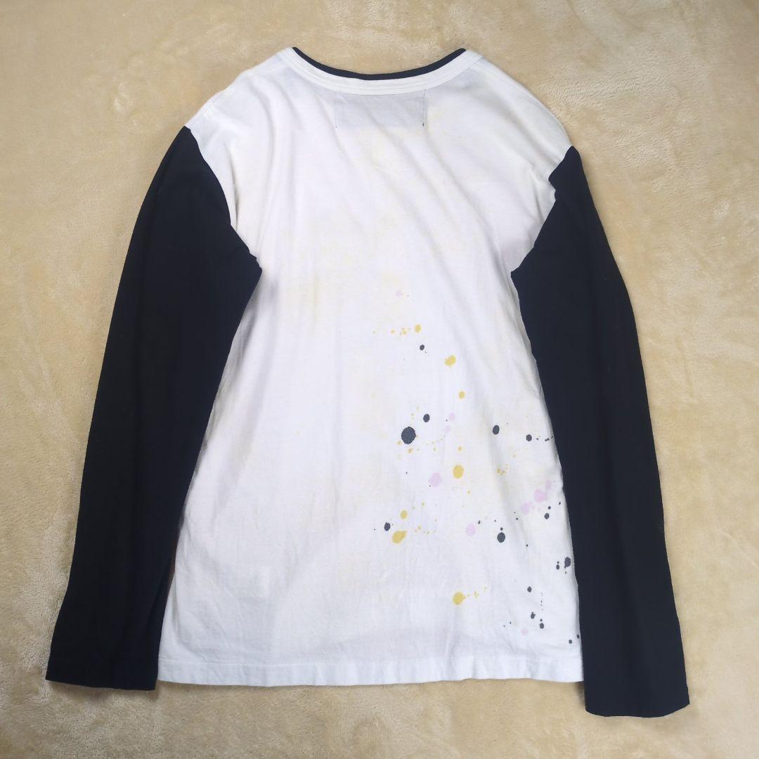 【希少】ヨウジヤマモトプールオム 08SS 敗残兵期 復刻 プリント ロンT