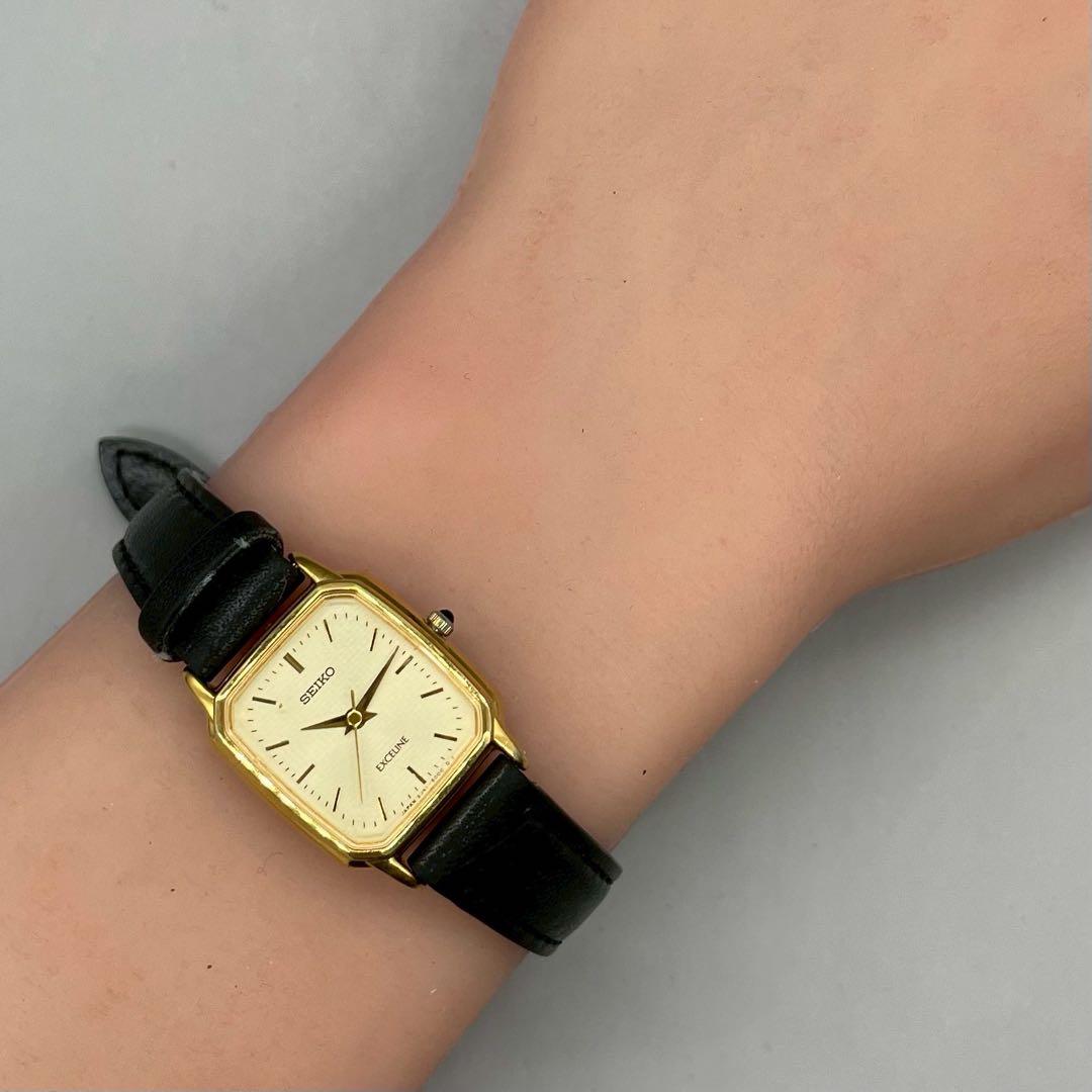 新品電池✨️SEIKO 腕時計 エクシーヌ クオーツ