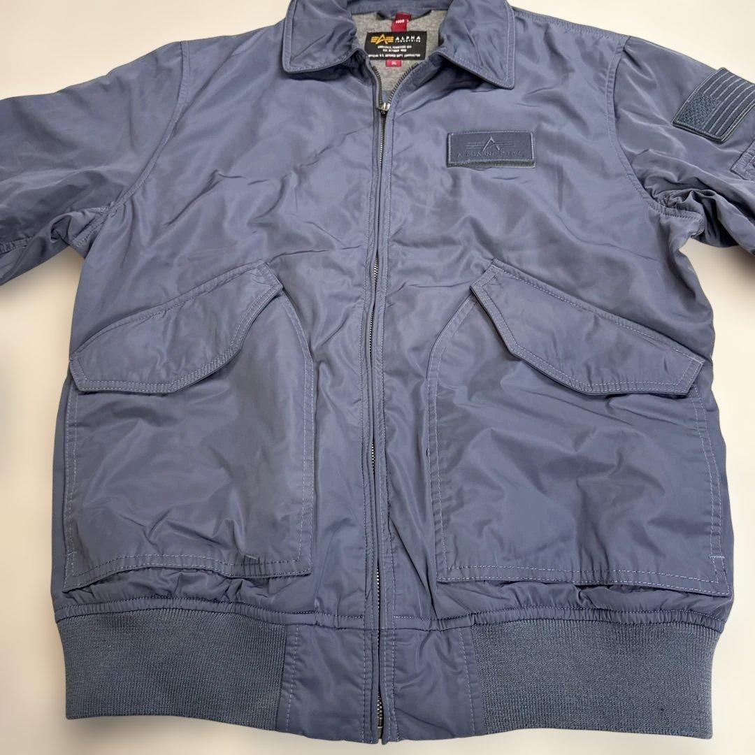 アルファインダストリーズ　大きいサイズ　CWU フライトジャケット　XLサイズ