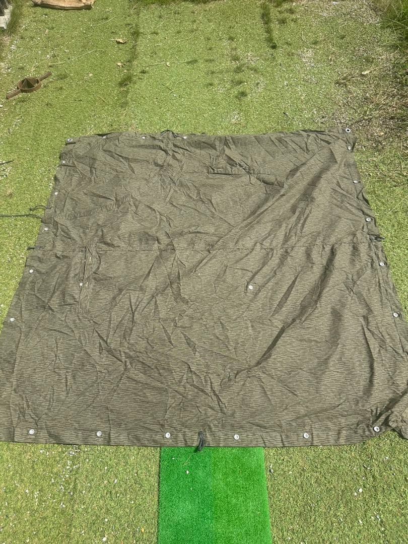 東ドイツ軍幕６枚セット　ポンチョテント　パップテント　軍幕タープ　　1枚バラ売り