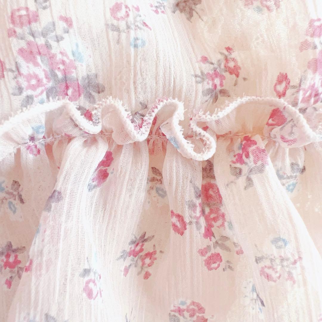 axes femme LIZLISA系 花柄トップス＊リボン