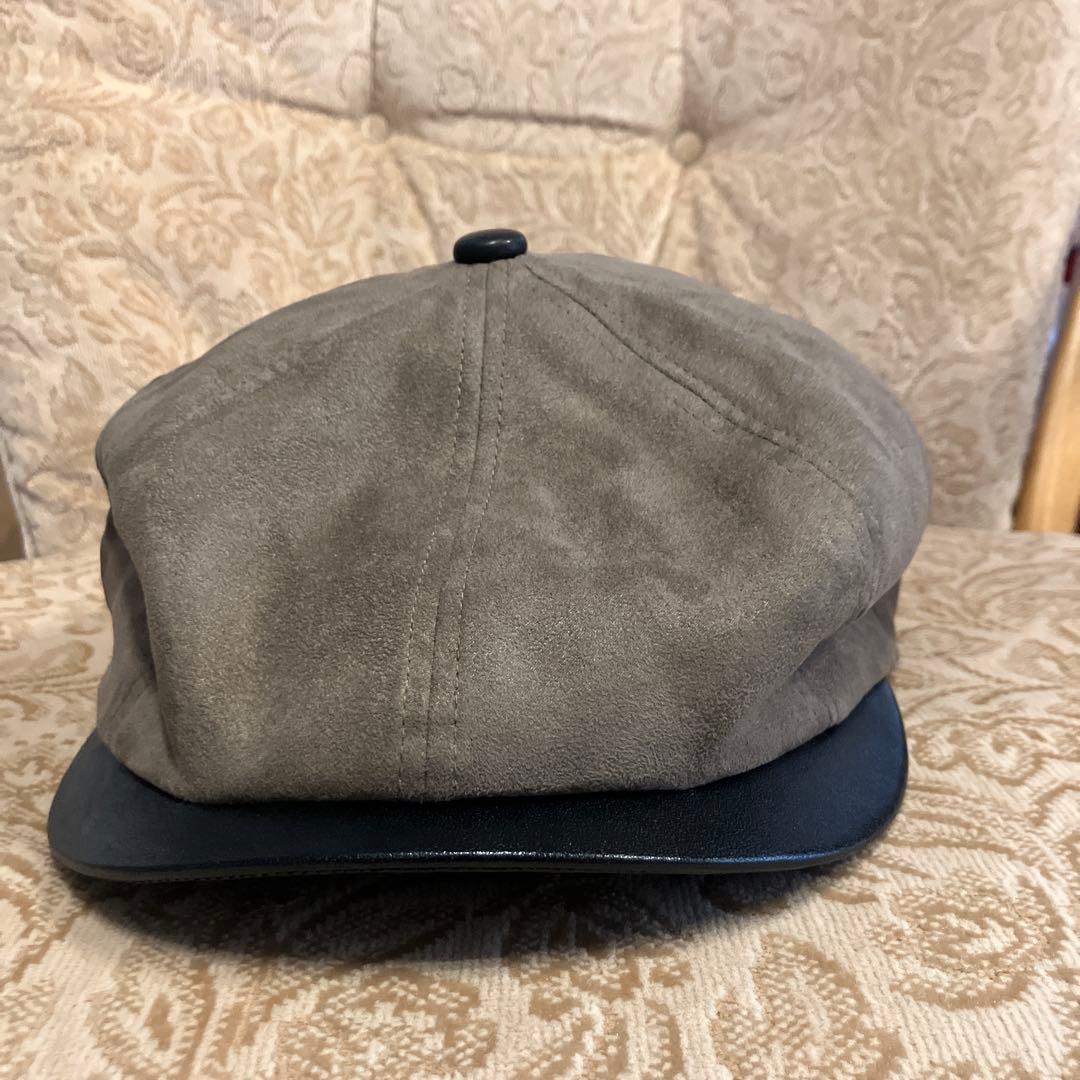 calee フェイクスエードキャスケット