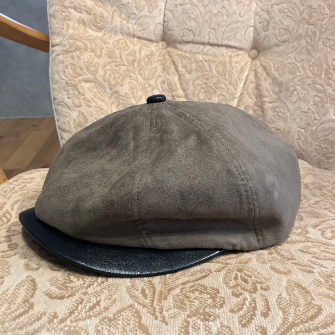 calee フェイクスエードキャスケット