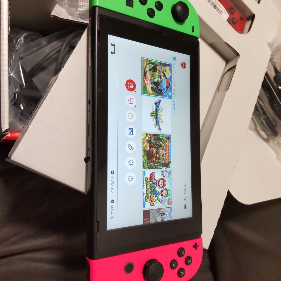 Switchストア限定版+Joy-Con2本+ポケモンアルセウス+リングフィット