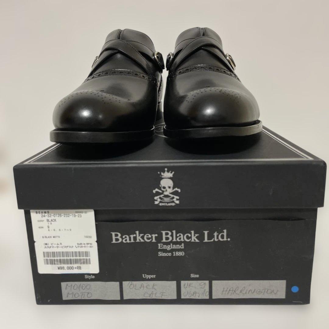 BARKER BLACK レザーシューズ M0100 UK9 ブラック 未使用