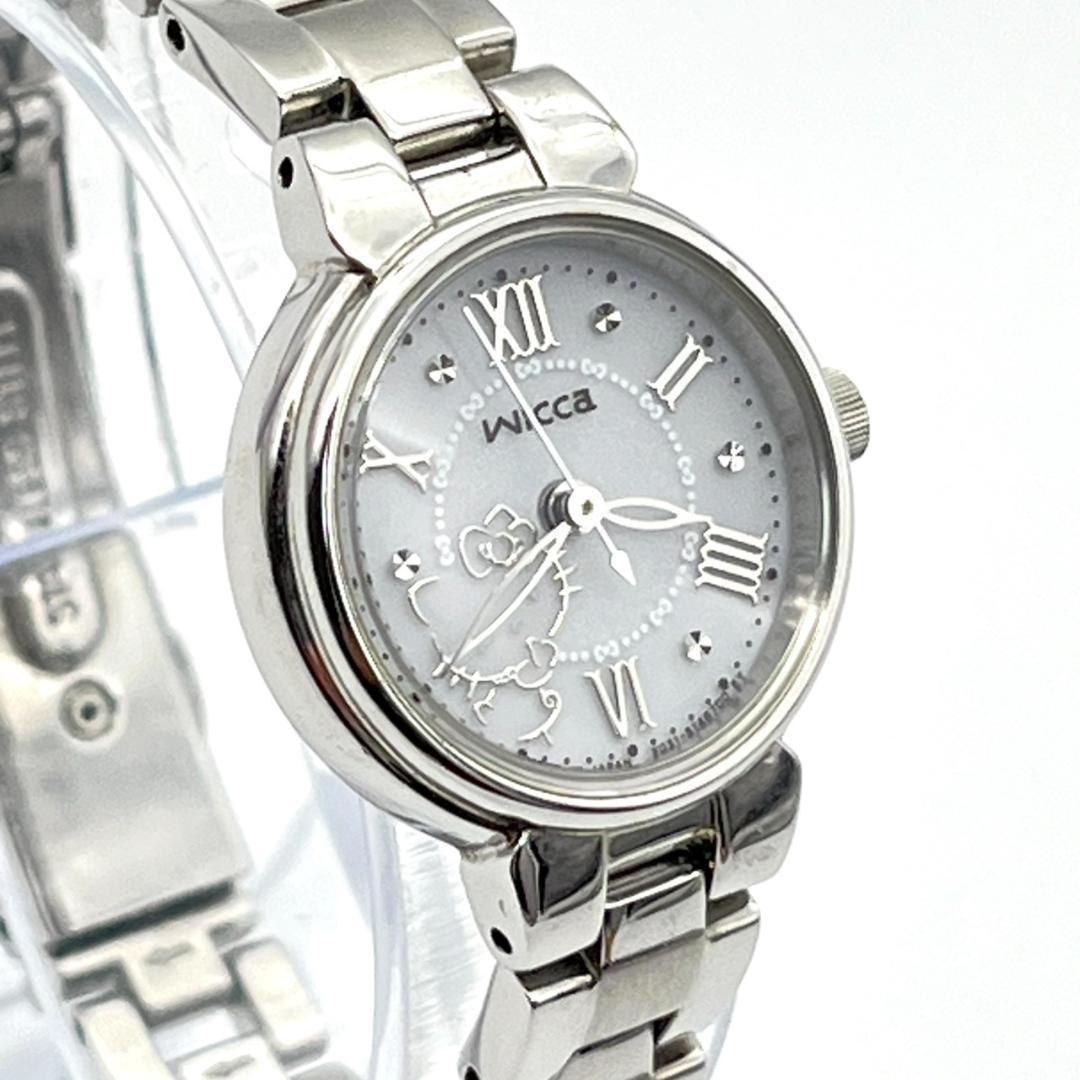 美品 シチズン Wicca ハローキティ 限定 レディース ソーラー時計