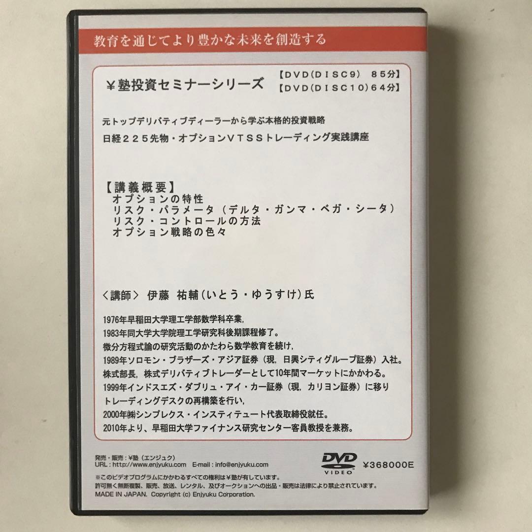 日経225先物・オプション VTSSトレーディング実践講座