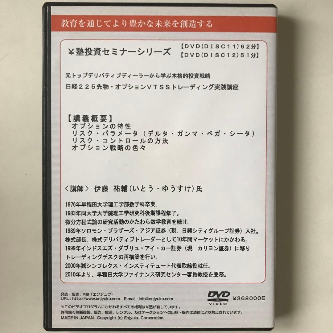 日経225先物・オプション VTSSトレーディング実践講座