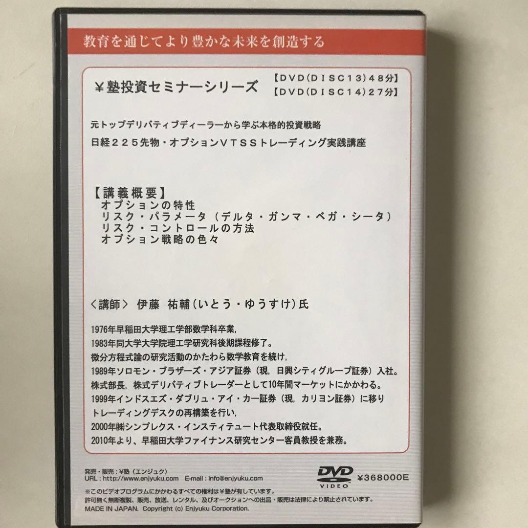 日経225先物・オプション VTSSトレーディング実践講座