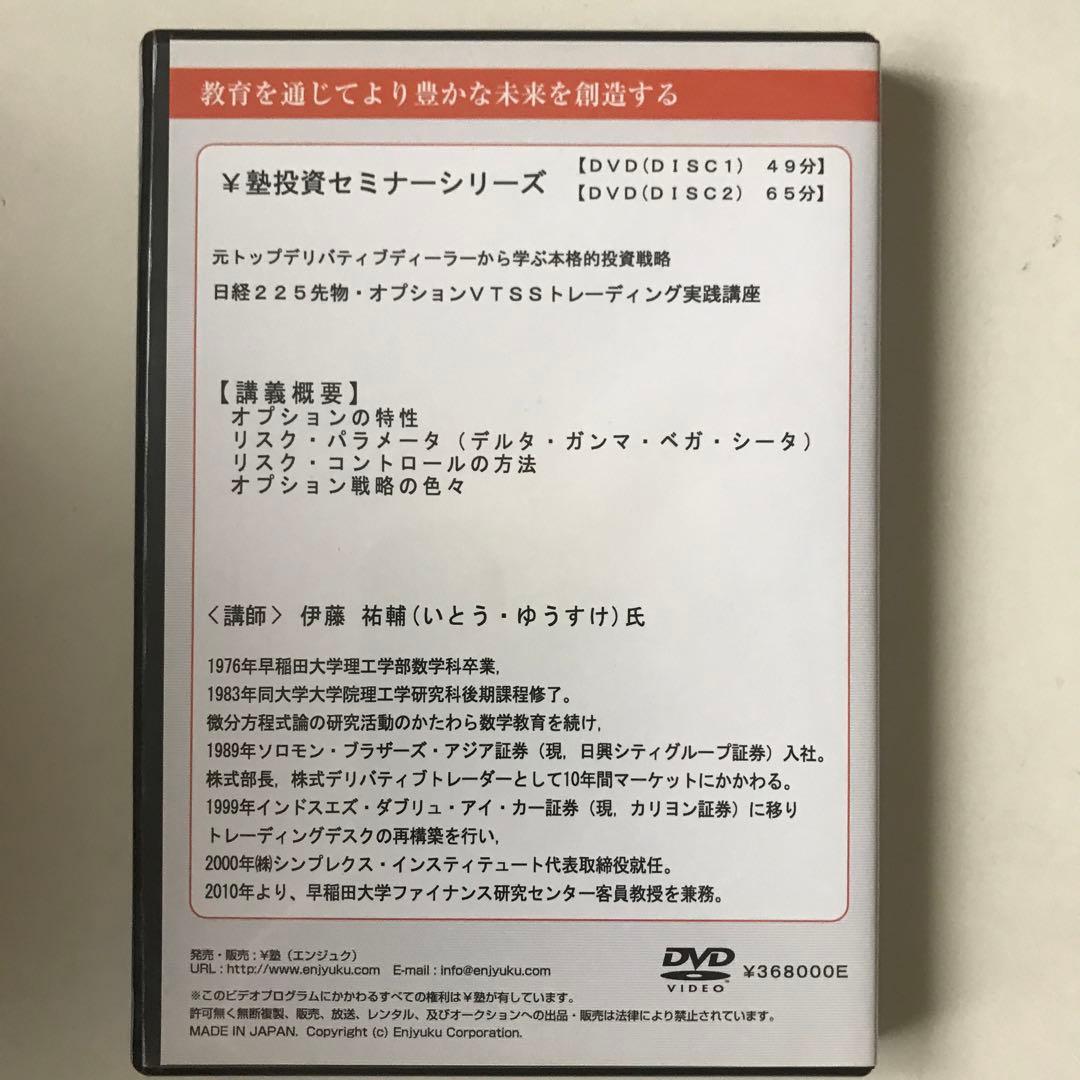 日経225先物・オプション VTSSトレーディング実践講座