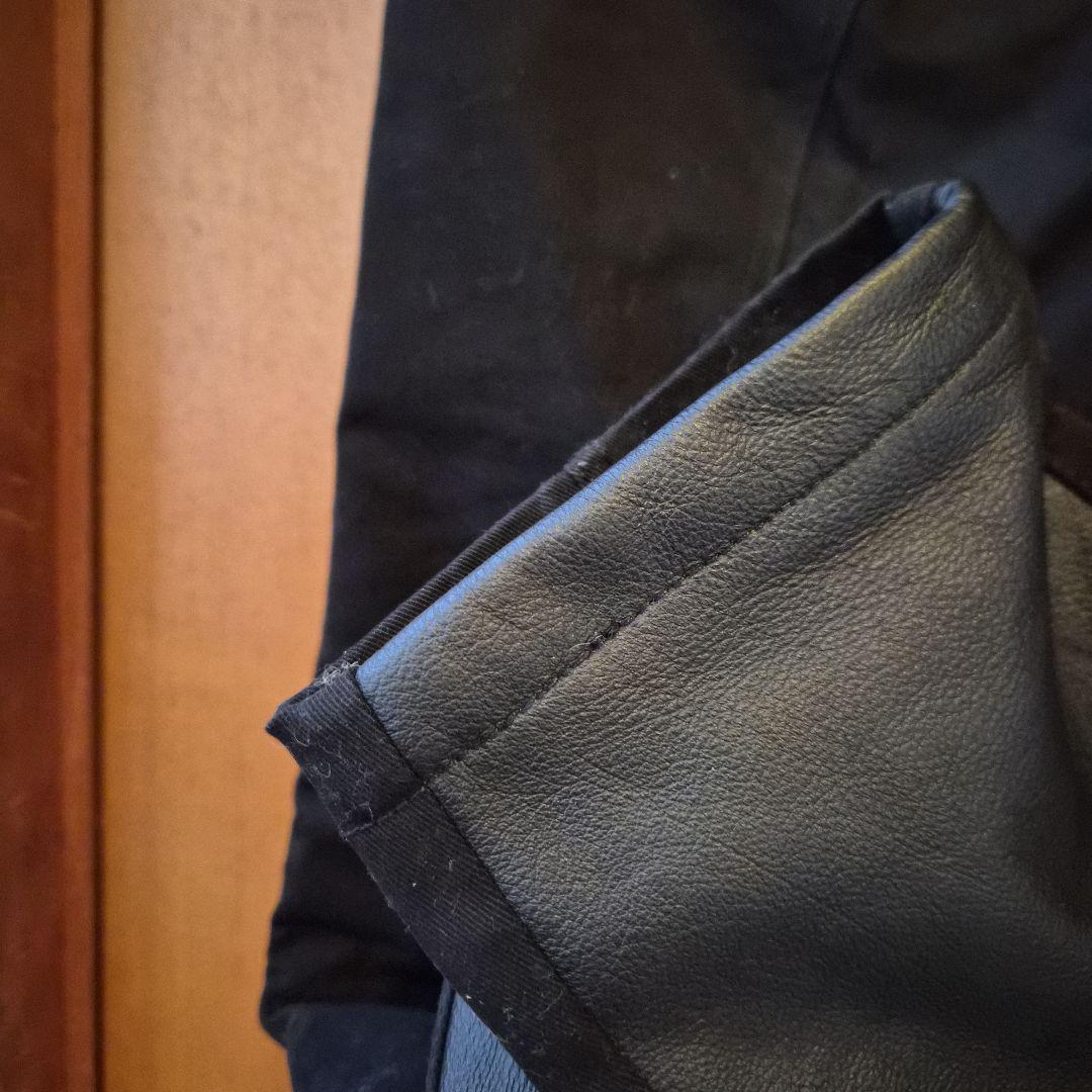 みかりん様　【美品】マックスフリッツ　ハーフレザーウォームパンツ42