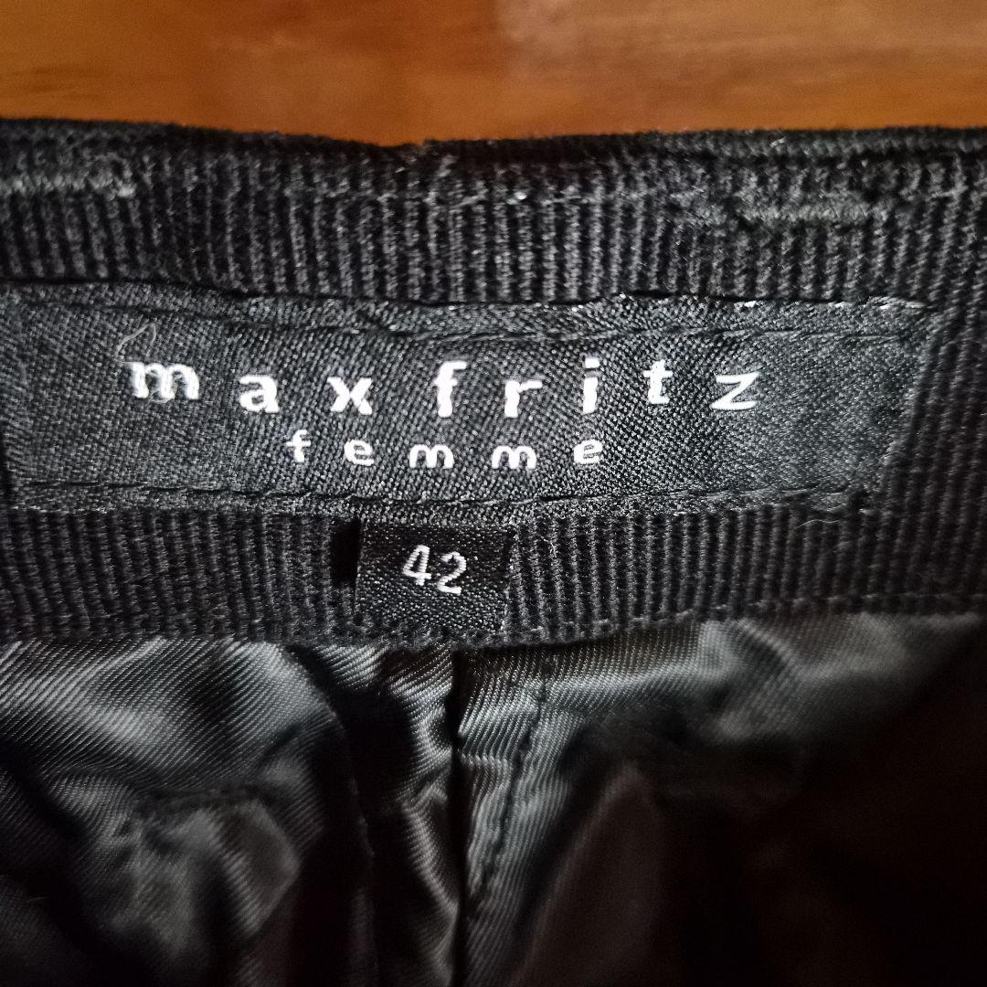 みかりん様　【美品】マックスフリッツ　ハーフレザーウォームパンツ42