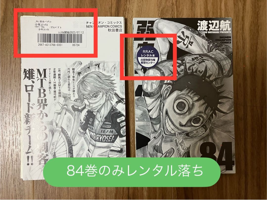 【裁断済／既刊全巻】弱虫ペダル 全113冊 渡辺航