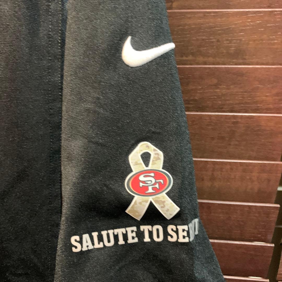 NFLサンフランシスコ49ers sulute of serviceシャツ古着