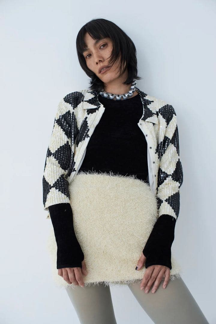 mediam✨ Fringe Mini skirt