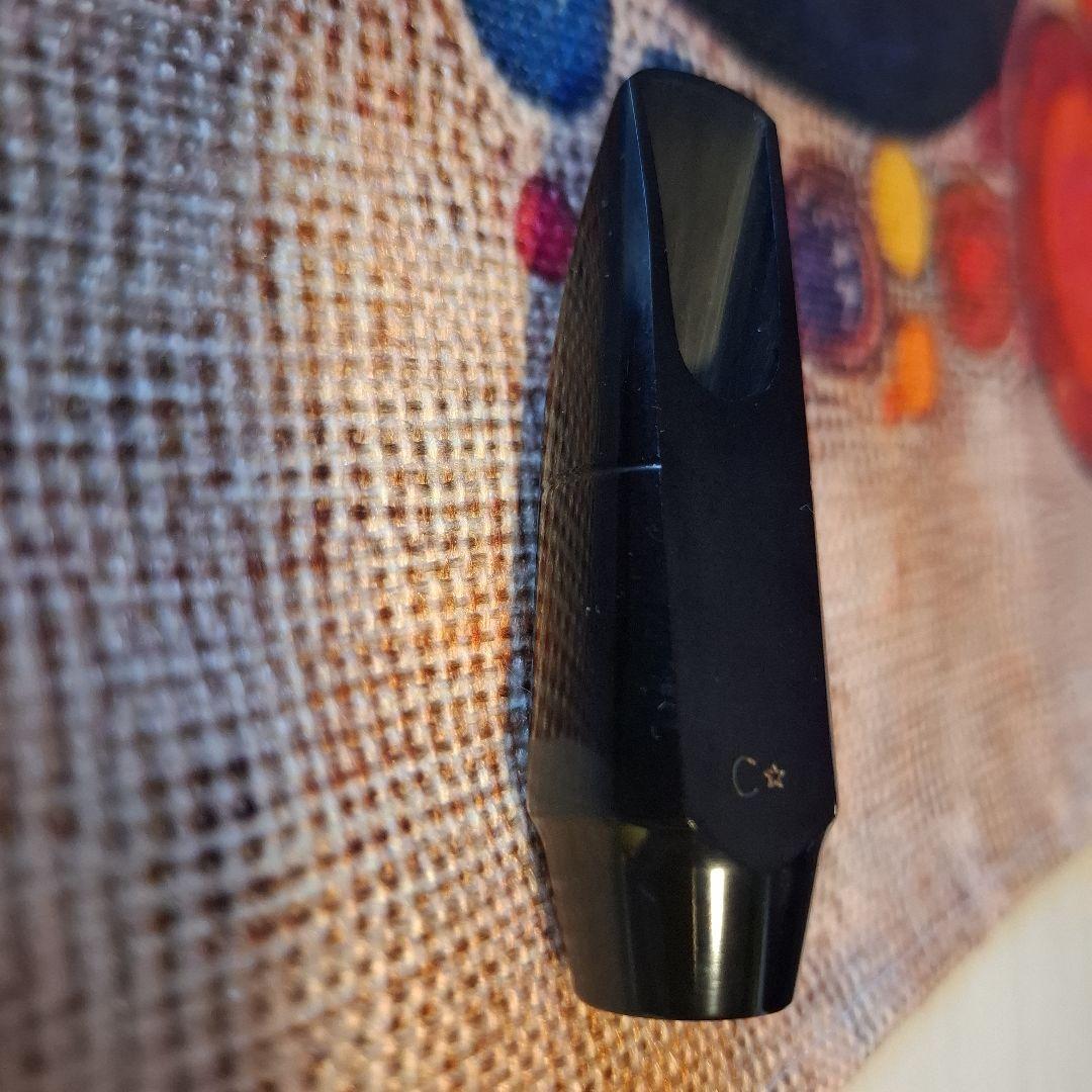 美品☆S80 ソプラノサックス用マウスピース 金キャップ&金メッキリガチャー付