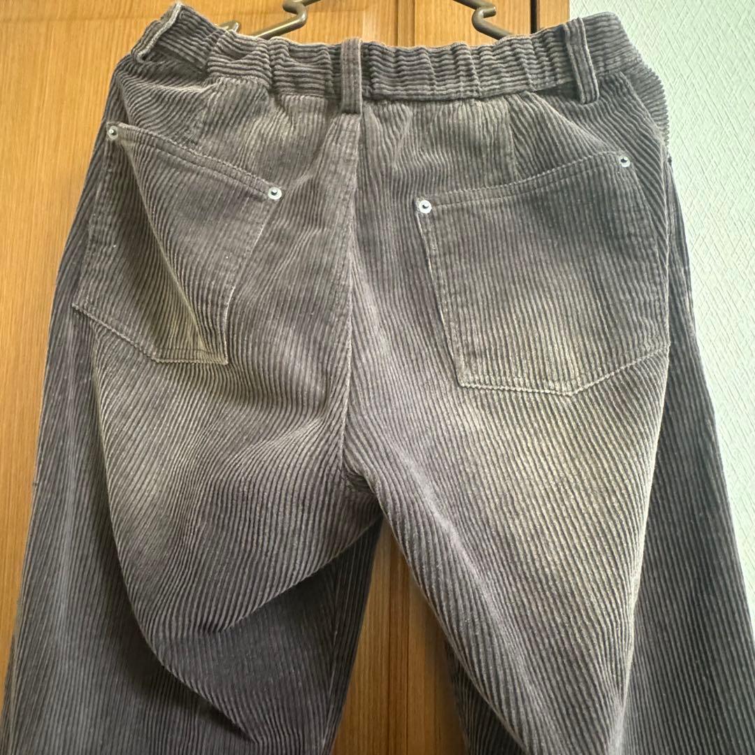 CLEL アンティークデザイン コーデュロイスラックスパンツ　ブラウンxs