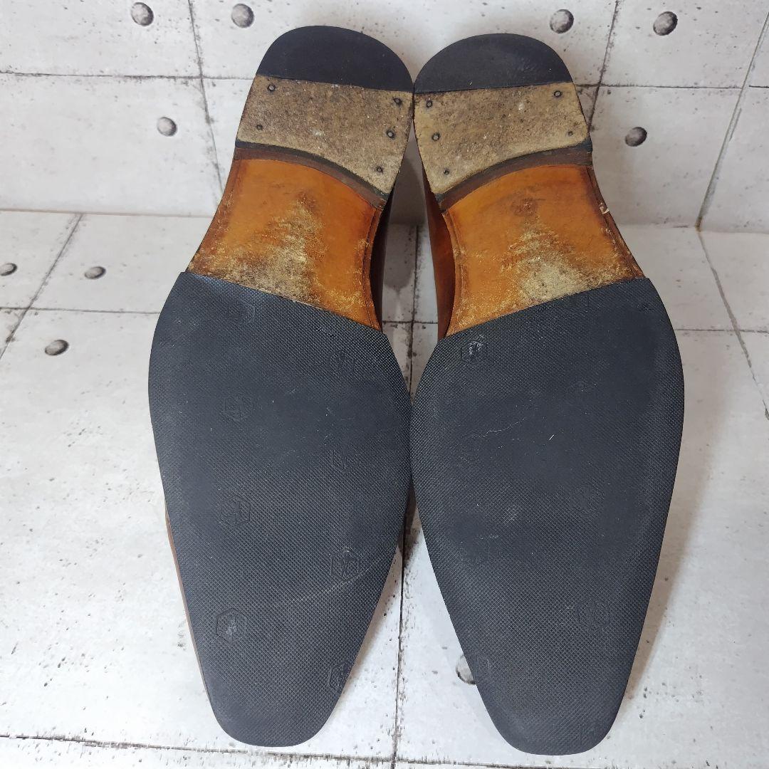 マグナーニ MAGNANNI 41 パティーヌ ストレートチップ メダリオン 茶