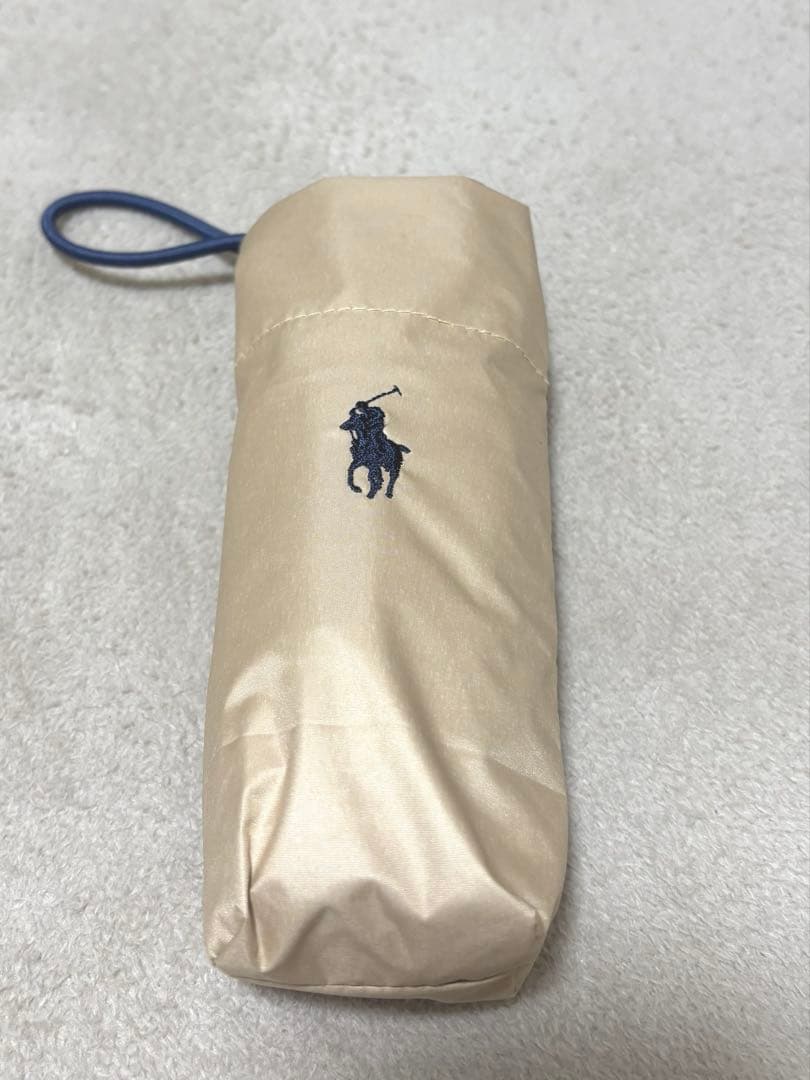 【ポロラルフローレン】晴雨兼用折りたたみ傘 遮光/uv レインポーチ付き