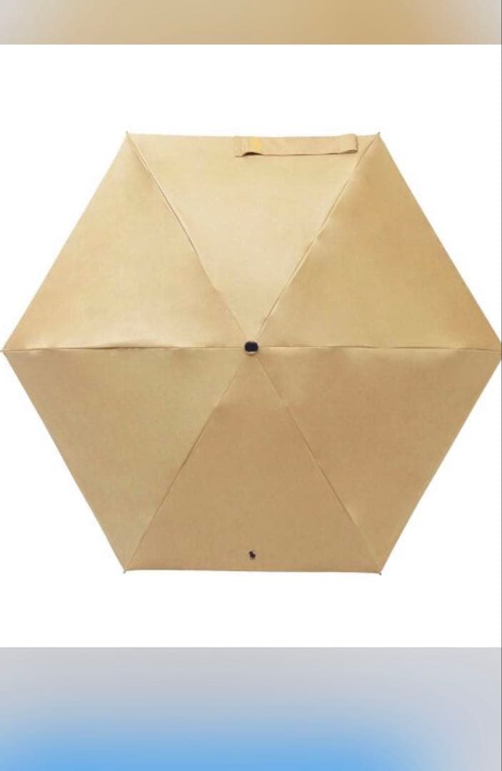 【ポロラルフローレン】晴雨兼用折りたたみ傘 遮光/uv レインポーチ付き