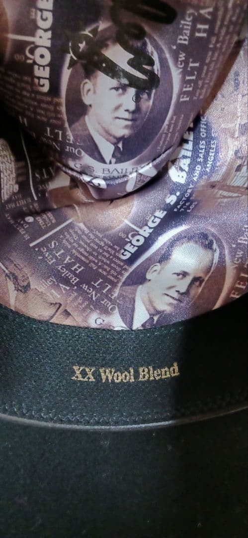 美品 ベイリー ウエスタンハット 59cm USA 7 3/8 2X