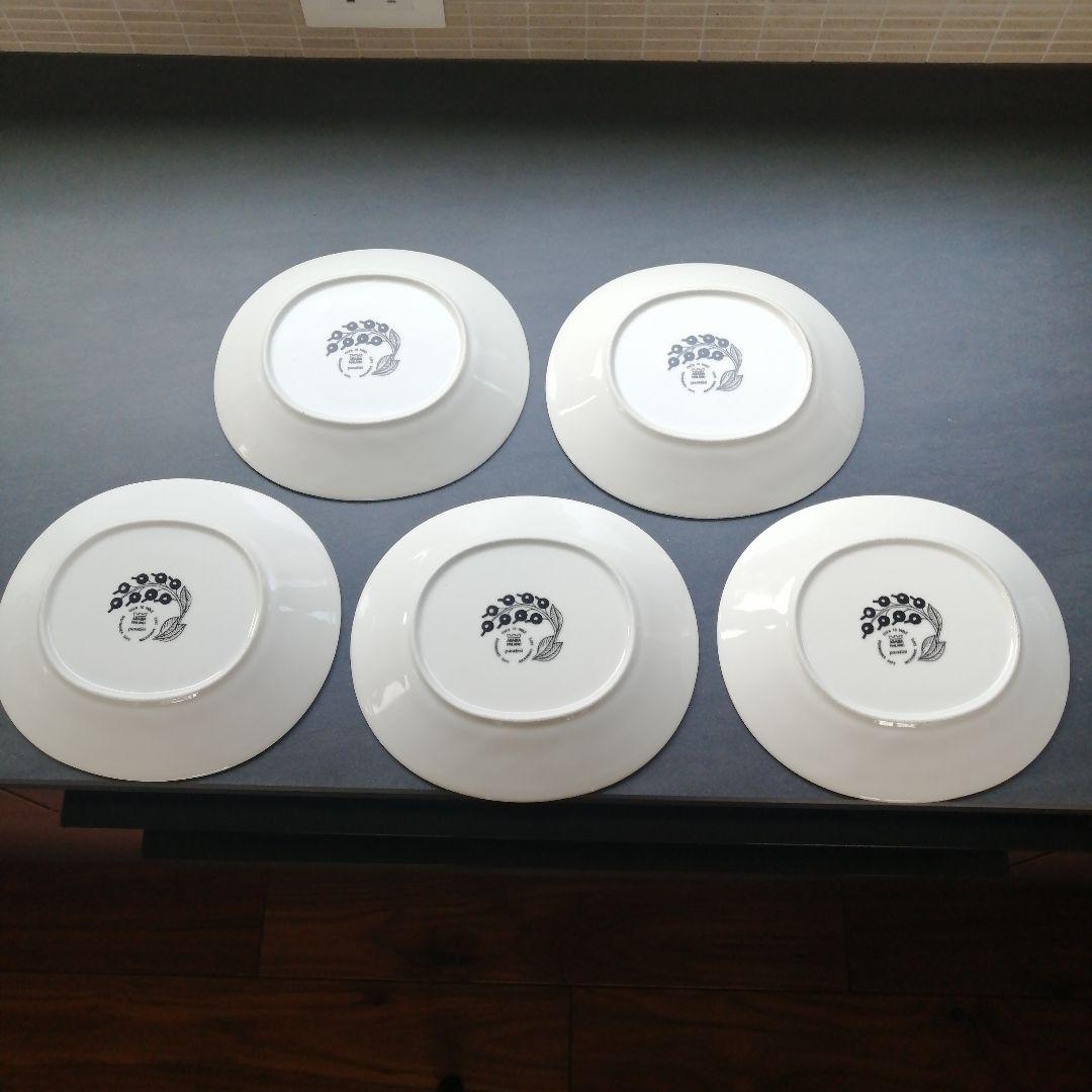 アラビア　カラーパラティッシ　オーバル型　５枚セット