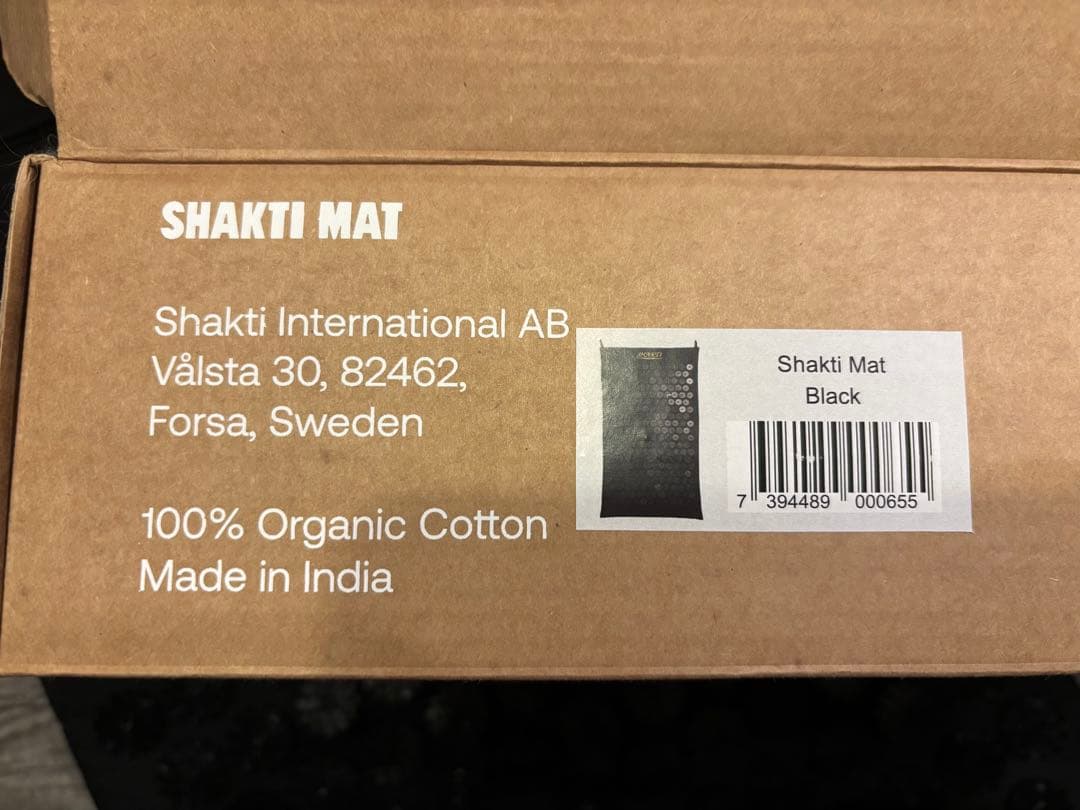 【正規品】shakti マット・枕セット レベル2 黒