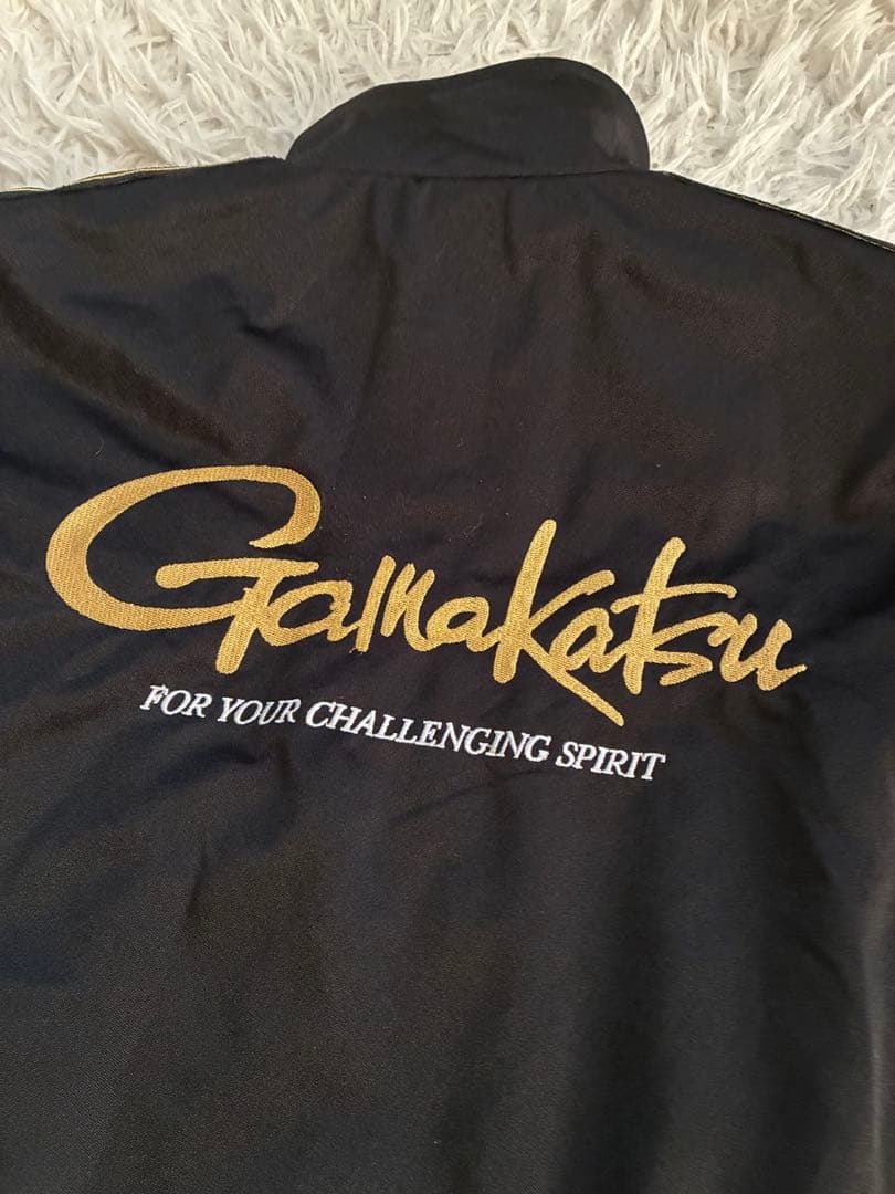 Gamakatsu ガマカツ　ブラック ゴールド ジャージ　M