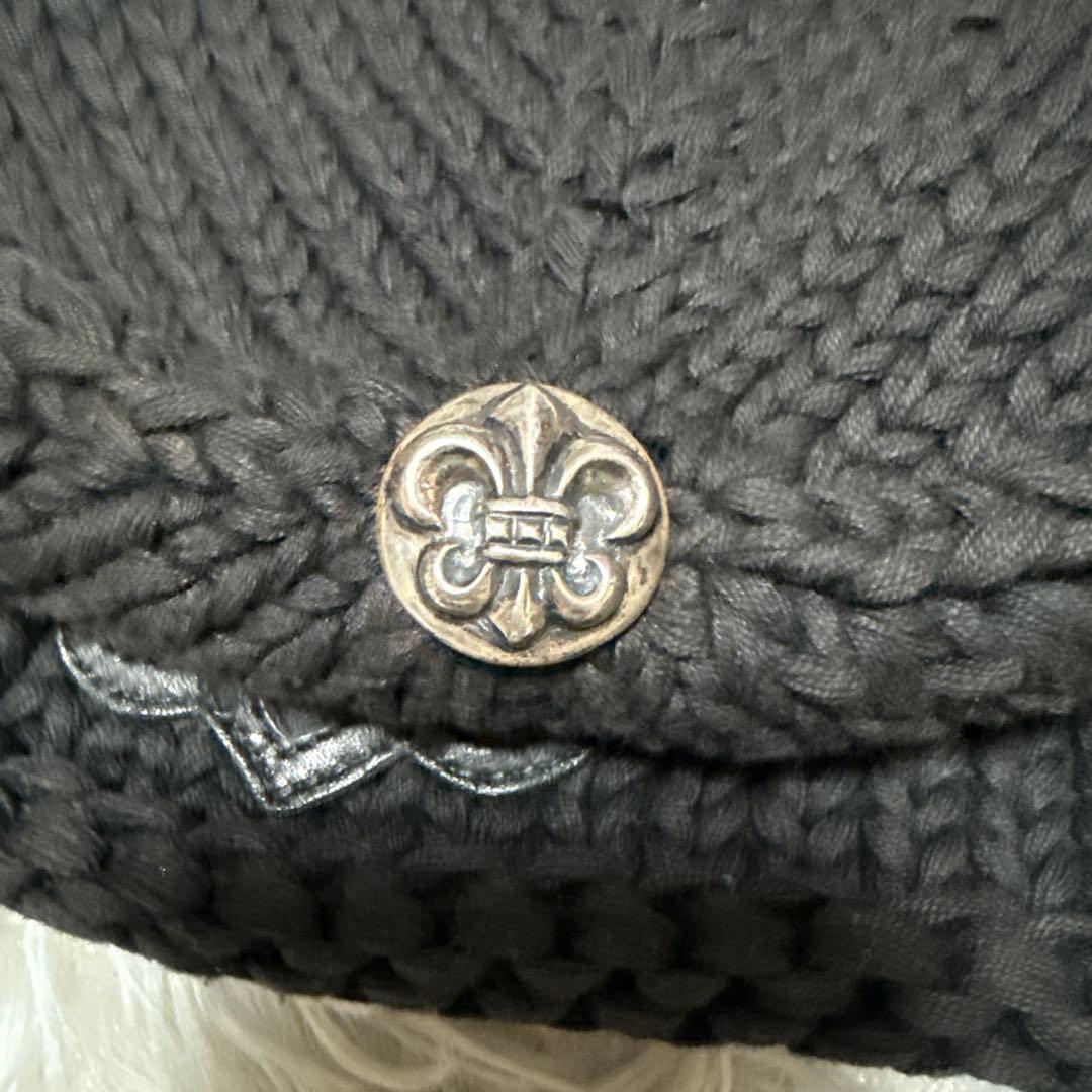 クロムハーツ　ニット帽　ビーニー　カシミア