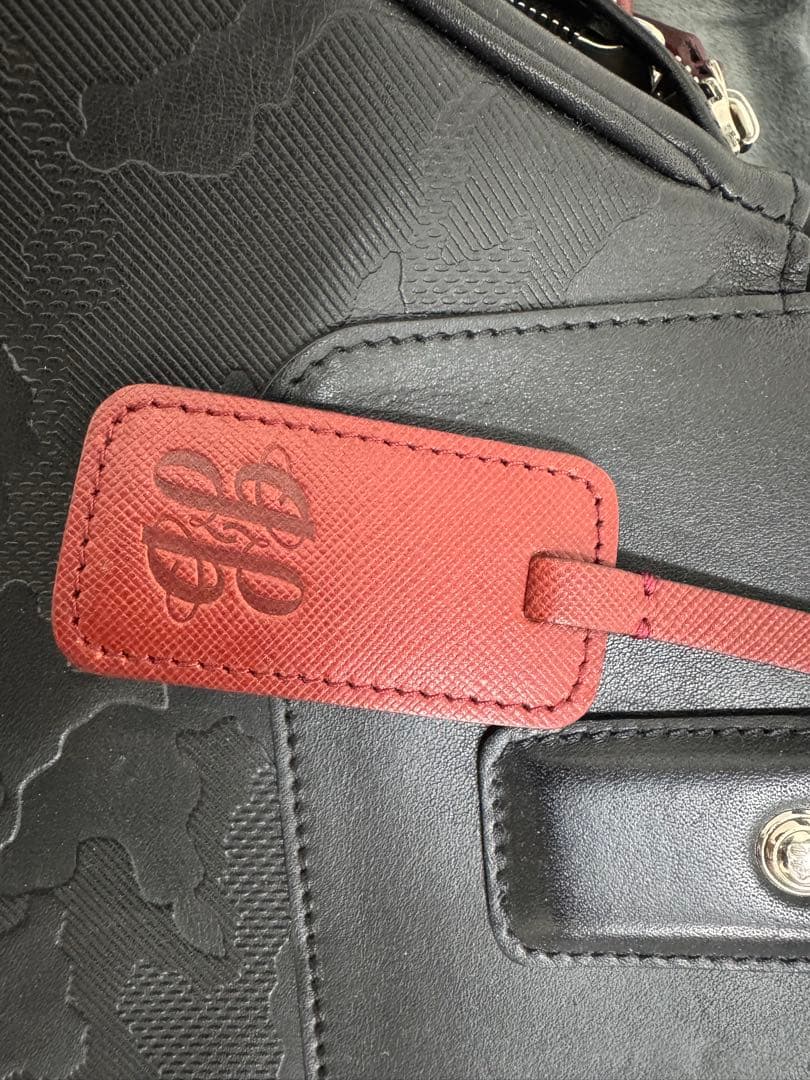 Gentil Bandit LABEL NOIRレザーボストンバッグ