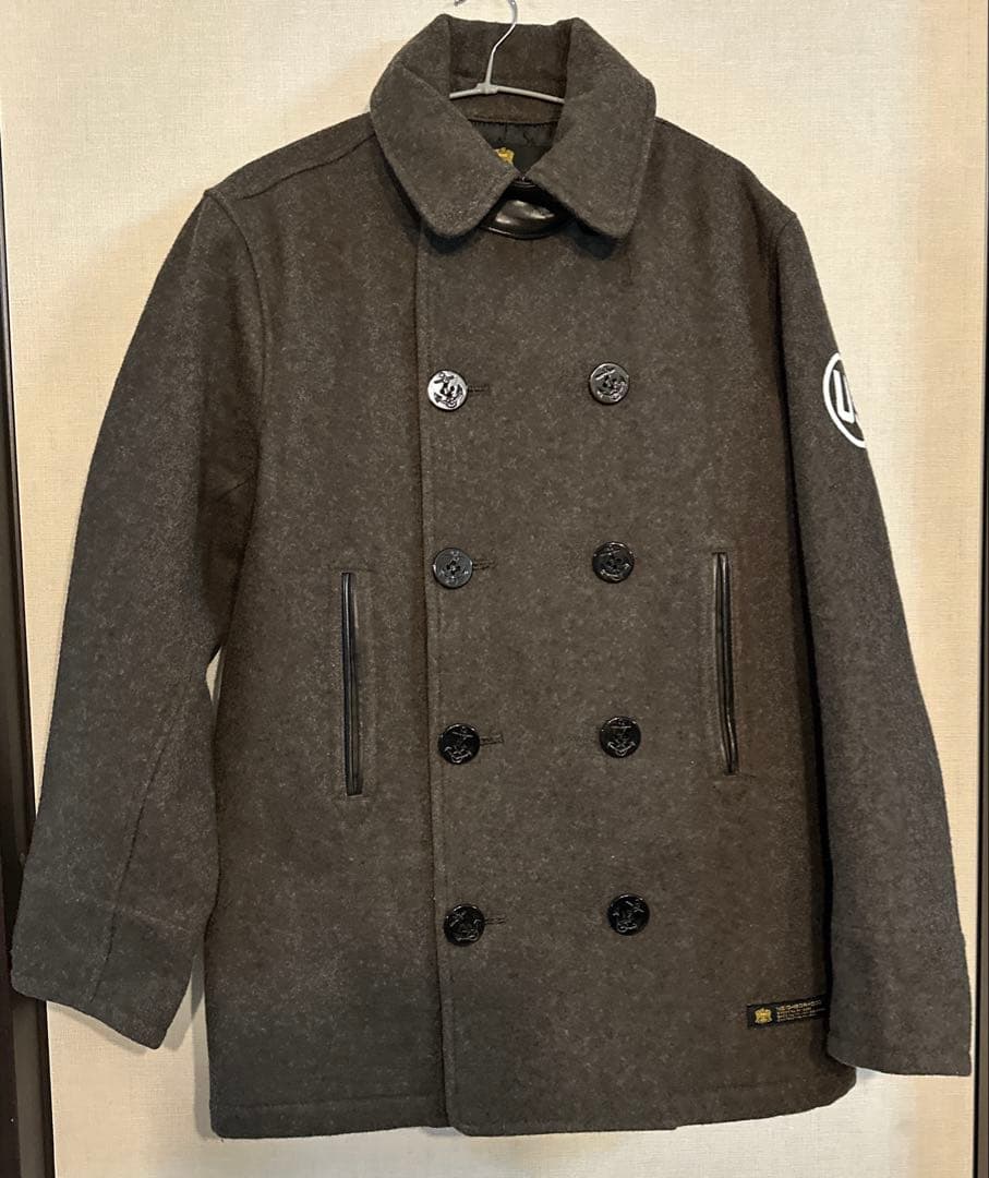 【NEIGHBORHOOD 】 美品☆ピーコート　 オリーブL