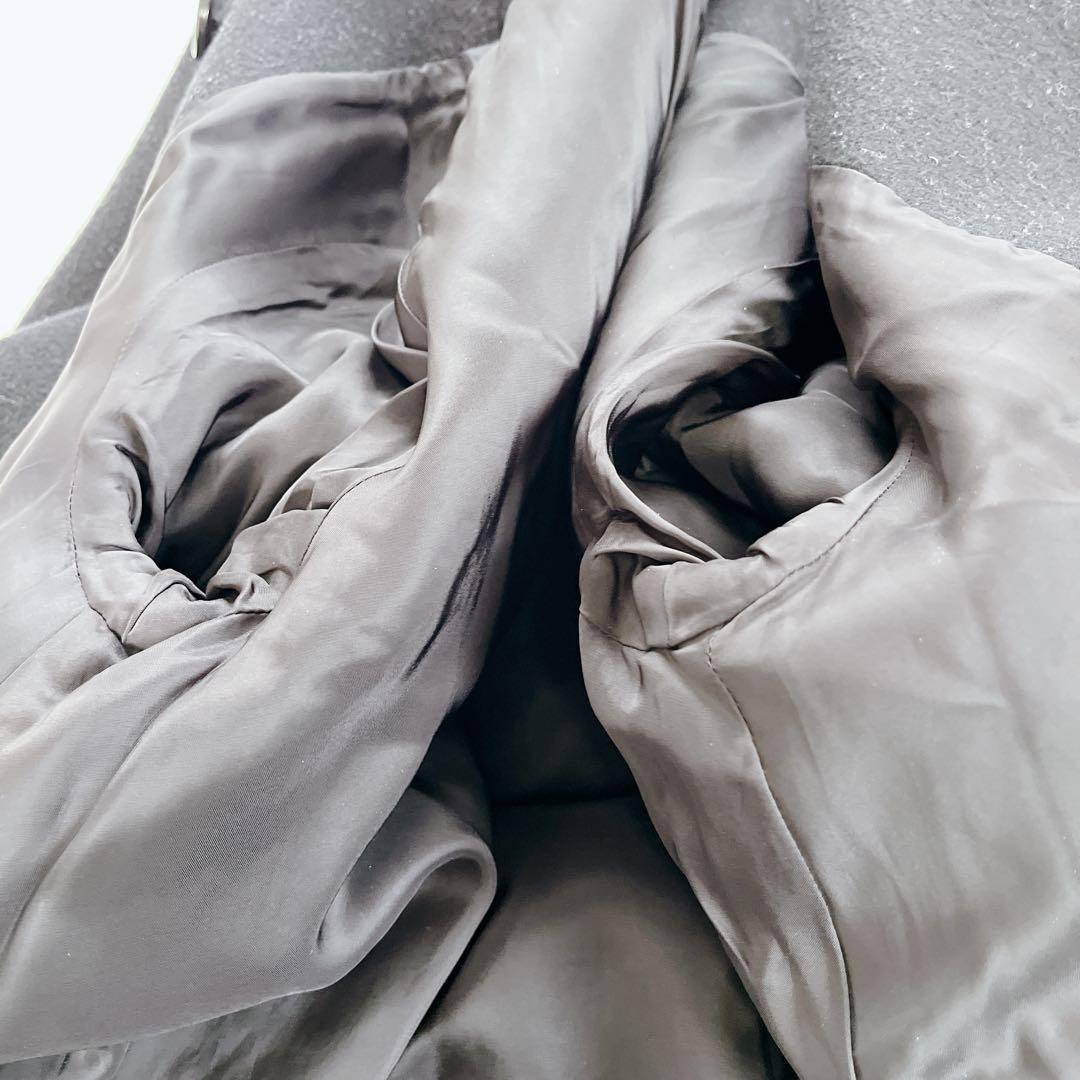 みんた 　美品✨Theory ノーカラーコート　ベルト　近年　ウール