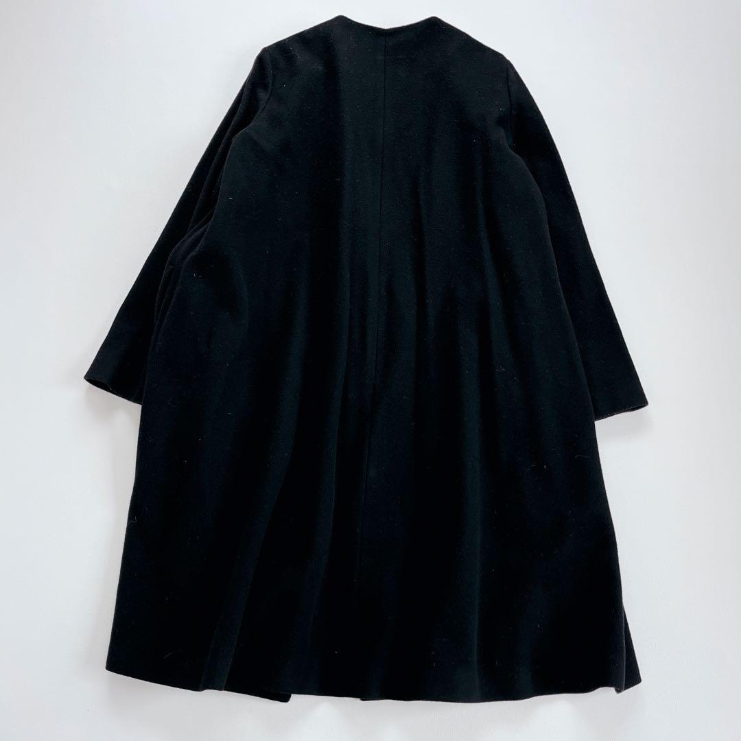 みんた 　美品✨Theory ノーカラーコート　ベルト　近年　ウール