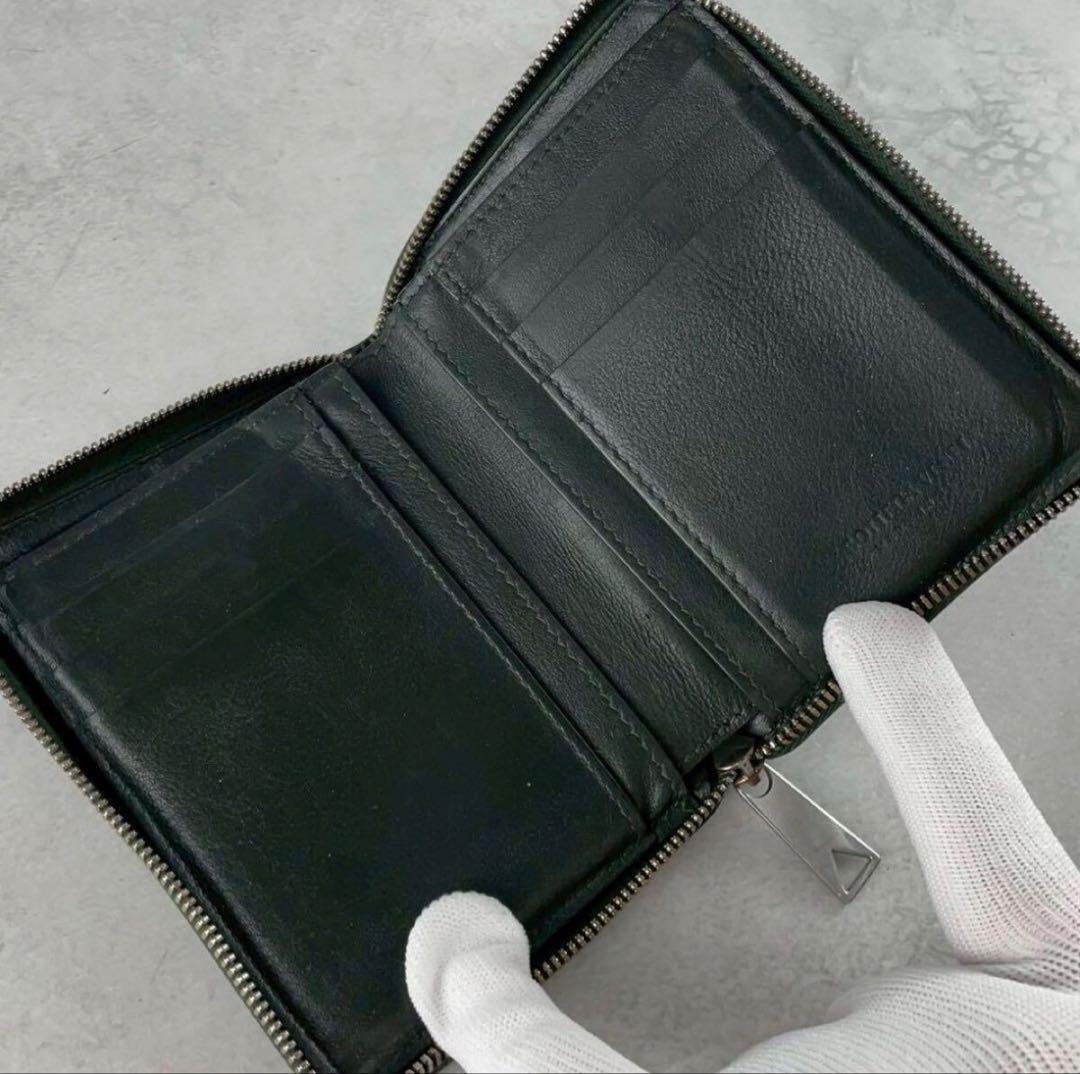 【極美品】ボッテガヴェネタ BOTTEGA VENETA 二つ折り財布 RFID