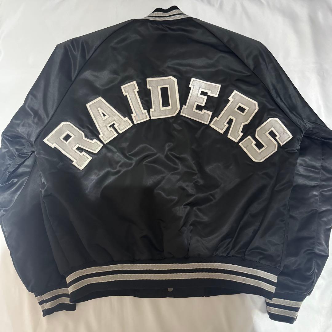H*5様 RAIDERS ChalkLineスタジャン レイダース NFL US