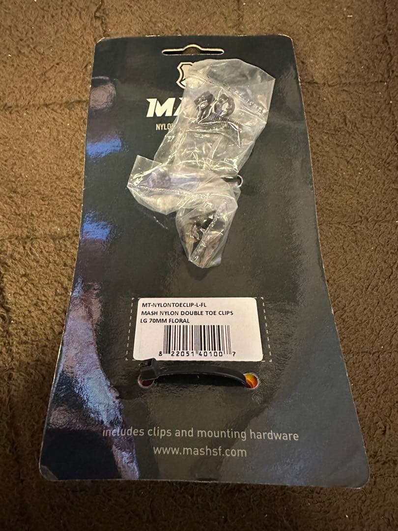 MASH ナイロン ダブルトゥークリップ 70mm