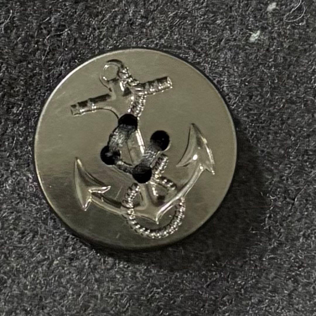 USA ミリタリー Pコート　60s アンカーボタン　内側キルティング