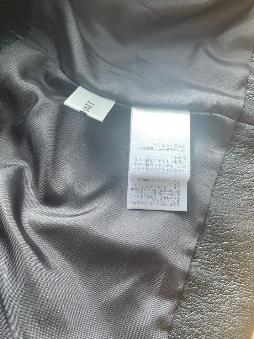 【新品】machatt エコレザーリボンベスト