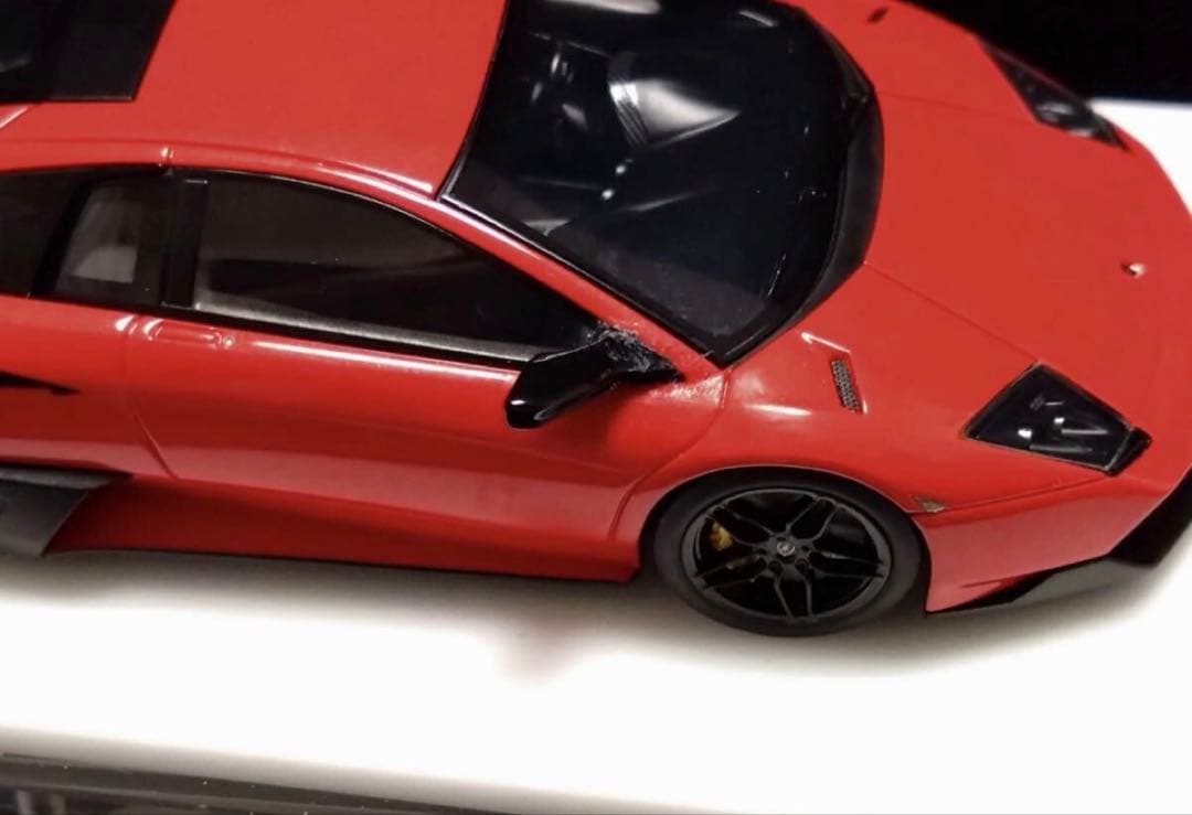 メイクアップ1/43ランボルギーニムルシエラゴ　LP670-4 SVパールレッド