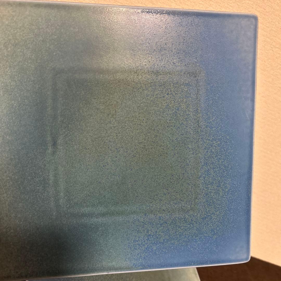 ノリタケ　オリッジ　ブルー　デザートプレート　スクエアプレート