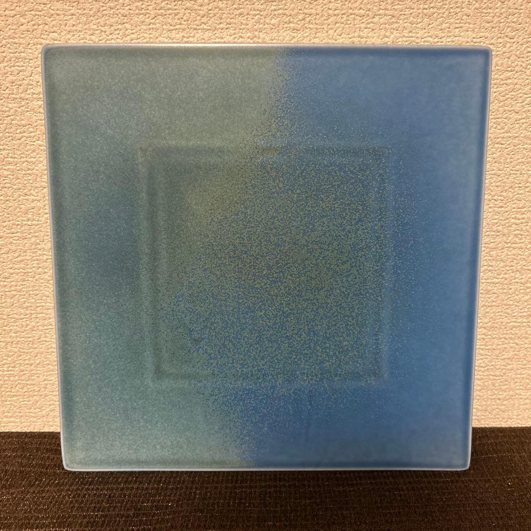 ノリタケ　オリッジ　ブルー　デザートプレート　スクエアプレート