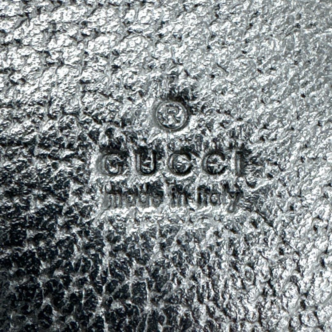 ✨️極美品✨️ グッチ ビー マネークリップ レザー メンズ レディース 黒