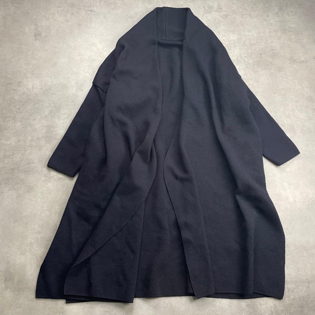 美品　MUSE de Deuxieme Classe スムースニットガウンコート